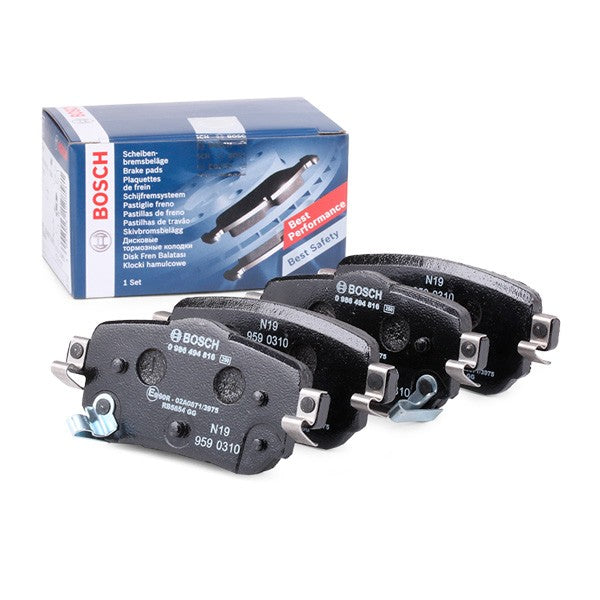 BOSCH Rear Brake Pads 0986494816 - Renault Kadjar, Nissan Qashqai