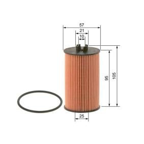 Bosch Oil Filter Element 09864B7009 - Chevrolet, Opel