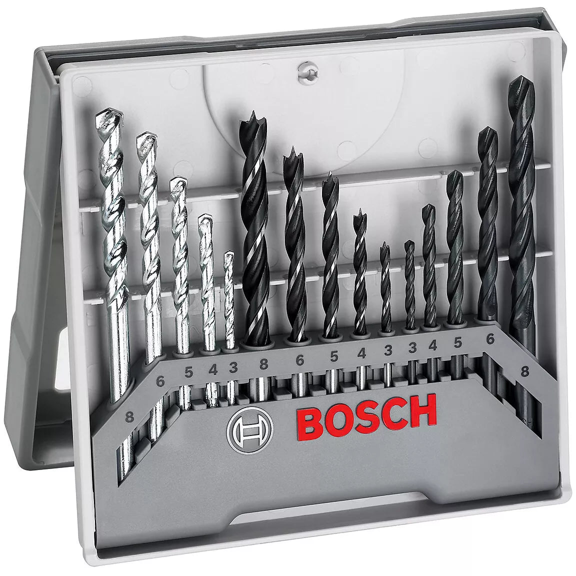 Bosch Mixed Drill Bits 15 Pcs - 2607017038