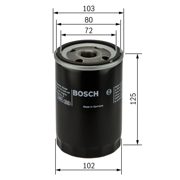Bosch Oil Filter 0986452062