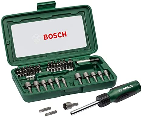 Bosch Screwdriver Set, 46 Pieces - 2607019504